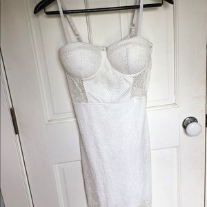 White lace Charlotte Russe dress